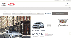 Desktop Screenshot of cochrancadillac.com